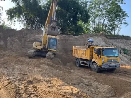 Phú Thọ: Xử phạt một cá nhân 653 triệu đồng do khai thác cát trái phép