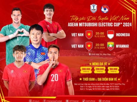 Thông tin chi tiết về việc bán vé trực tiếp xem tuyển Việt Nam